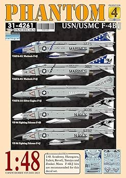 タミヤ　1/48 F-4Bとコクピットデカールです 1/48 デカール F-4B ファントム 2 海兵隊 デカール (タミヤ対応