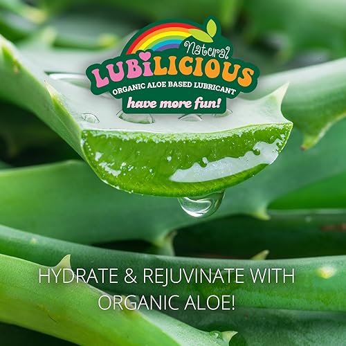Miniatura 4 de Lubricante personal a base de agua de aloe orgánico Lubilicious - Lubricante natural - Lubricante natural - Lubricante natural - Gel lubricante a