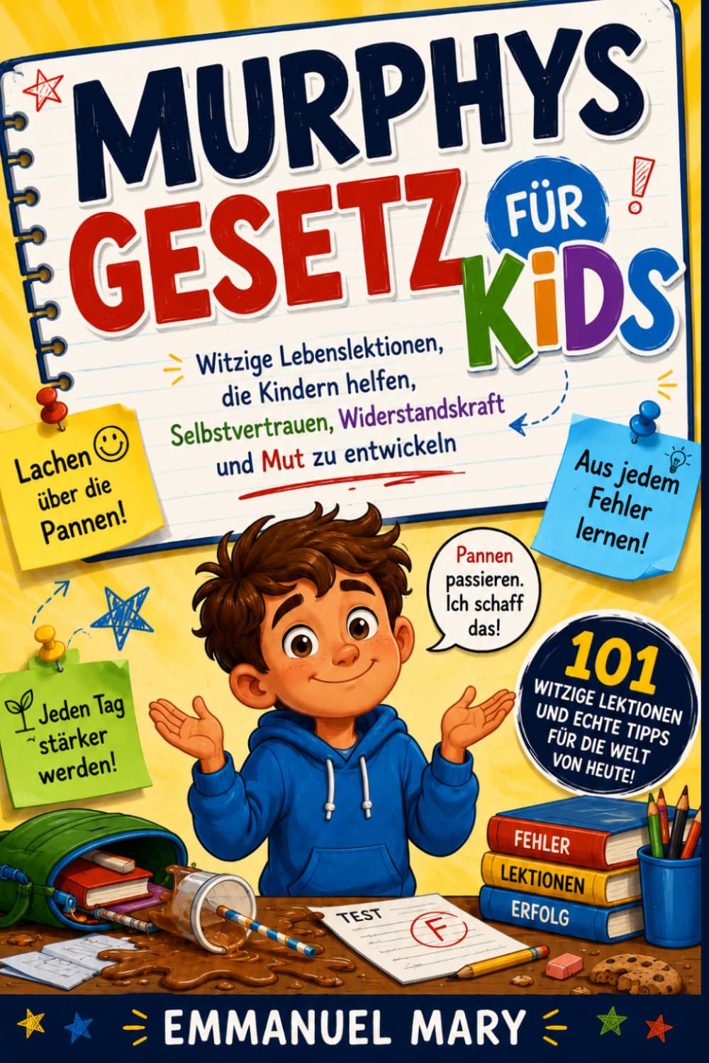 MURPHYS GESETZ FÜR KIDS: Witzige Lebenslektionen, die Kindern helfen, Selbstvertrauen, Widerstandskraft und Mut zu entwickeln