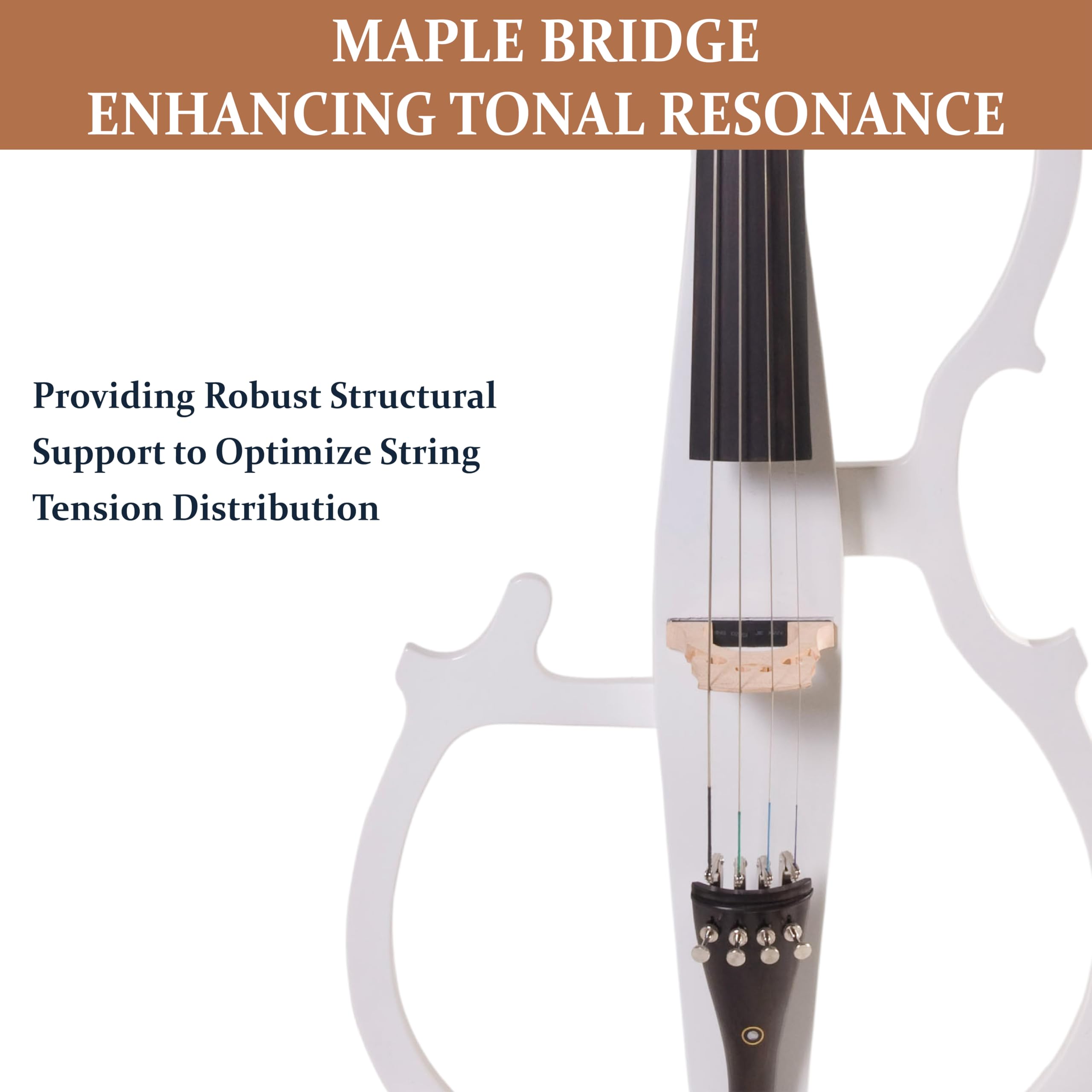 Amazon.com: Cecilio 4/4 Silent Electric Cello with Ebony Fittings