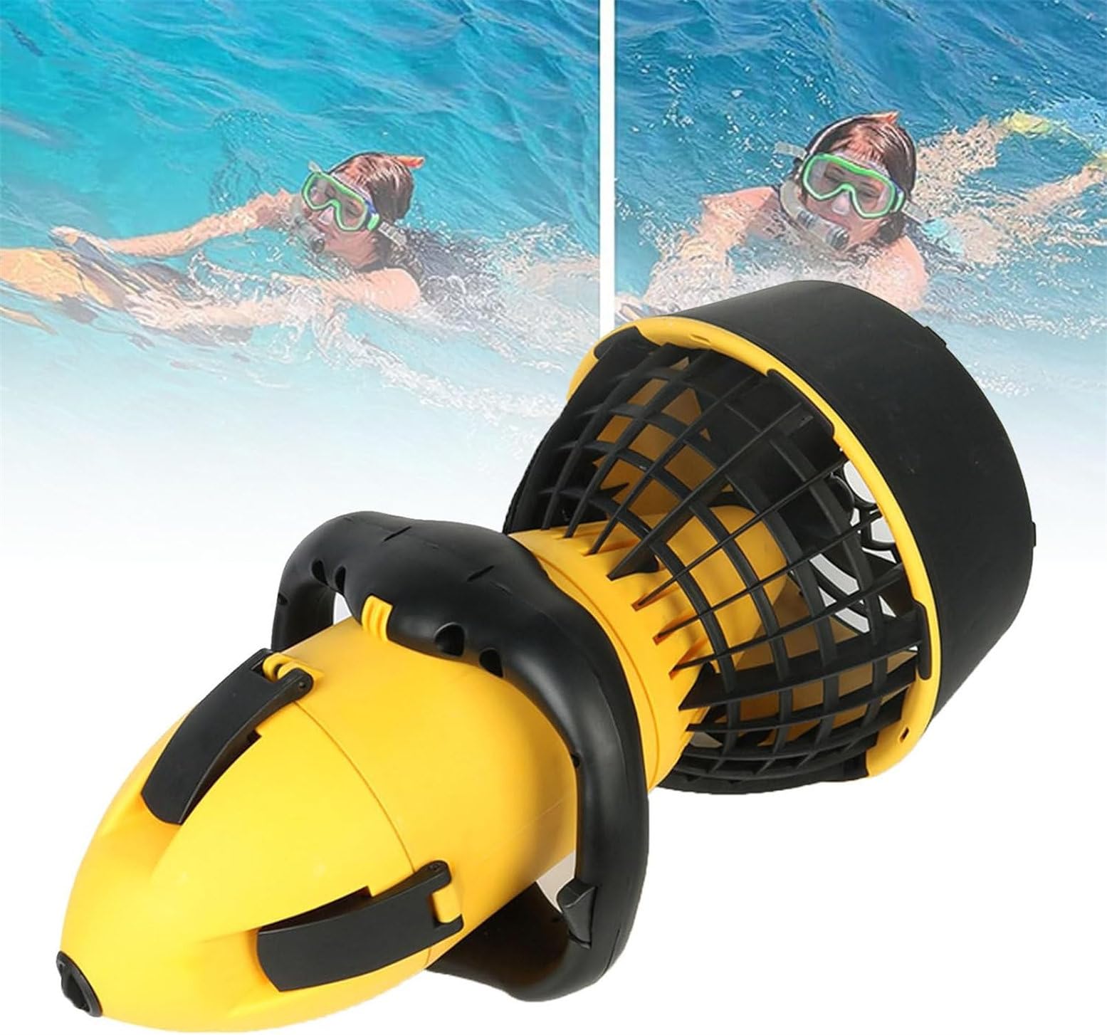 CYMYYDS 500W Underwater Sea Scooter Diving Swimming Boosters with Lead-Acid Battery Swimming Device for Water Sports Swimming Pool & Diving & Snorkeling & Sea Adventures