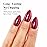 Imtiti Pearl Gel Nail Polish,0.5 Fl Oz Red Glitter Drawing Gel Polish Shell Thread Shimmer Mermaid Nail Gel Polish Soak Off UV LED for Home DIY Nail Art Manicure Salon