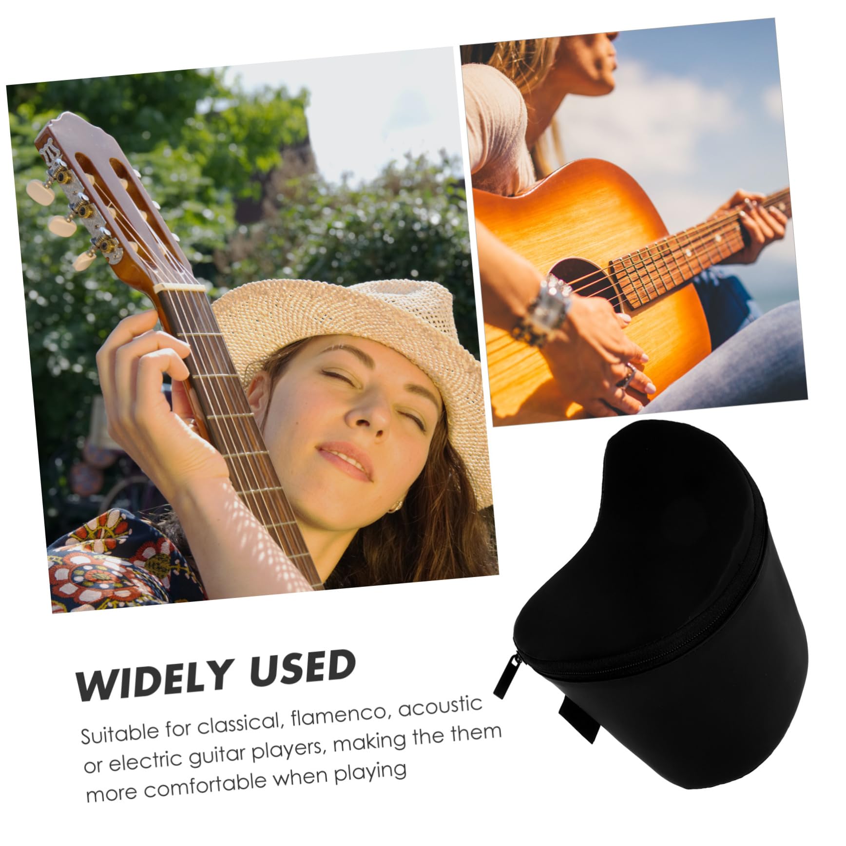 Supporto Per Chitarra In Legno Con Bracci In Molla - Regolabile, Pieghevole, Per Elettrica E Acustica - Foto 7