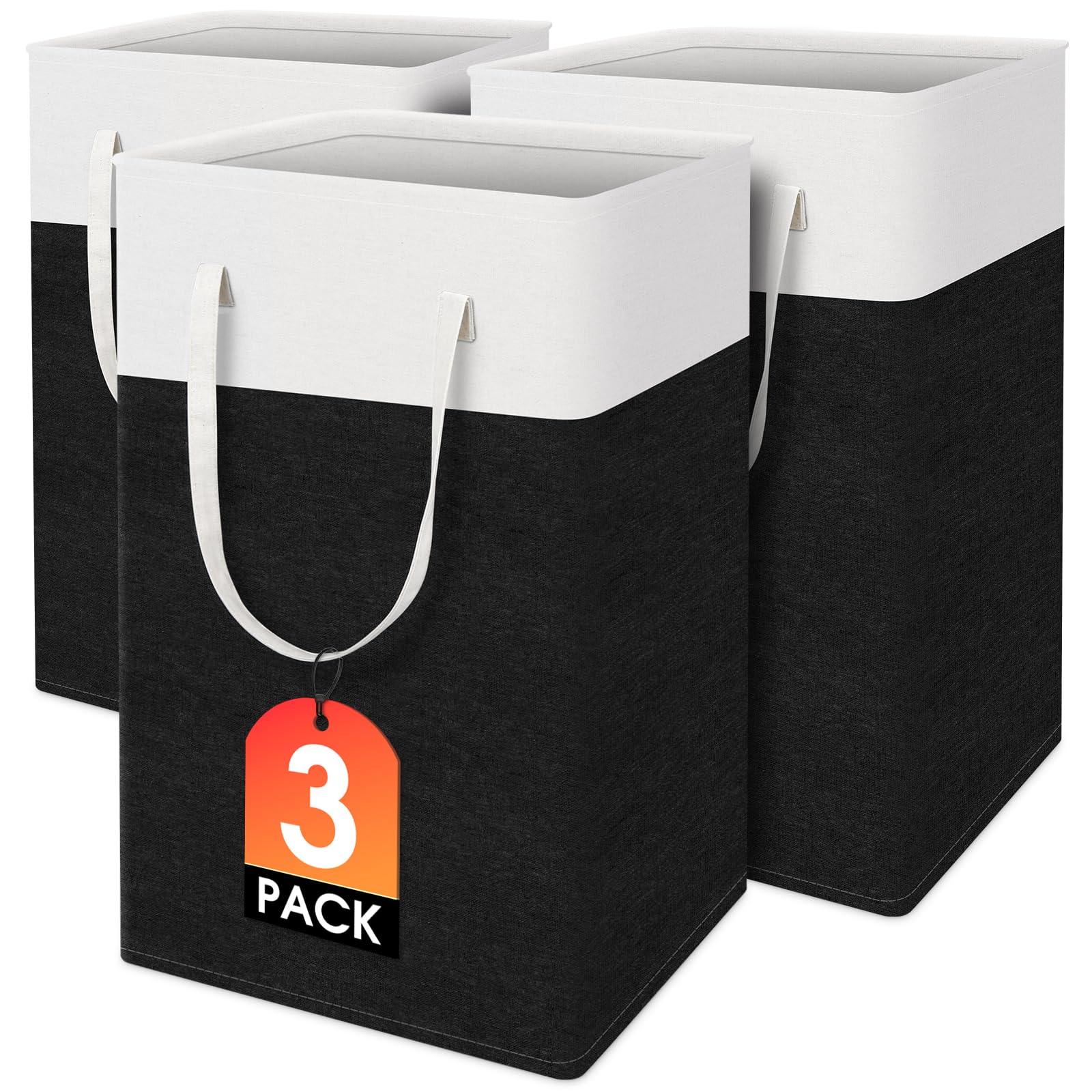 TasticTotes Laundry Basket 3-Pack