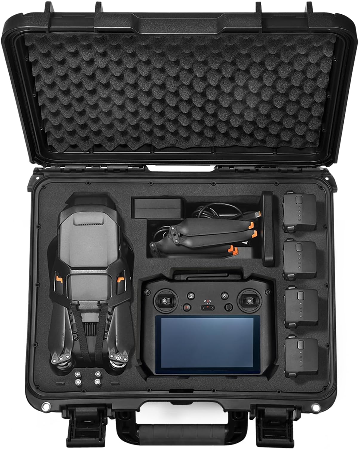 Waterproof Hard Carrying Case for DJI Mavic 3 Pro/DJI Mavic 3 Classic/DJI Mavic 3 Drone Combo/Cine and DJI RC Pro/DJI RC/DJI RC N1 Transmitter and Accessories (Case Only)