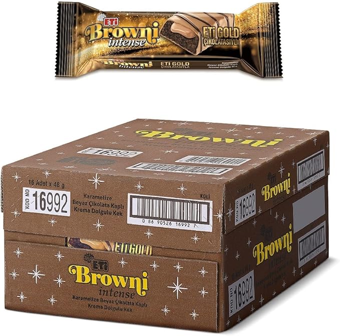 Eti Browni Intense Gold Çikolatalı Kek 48 g x 16 Adet