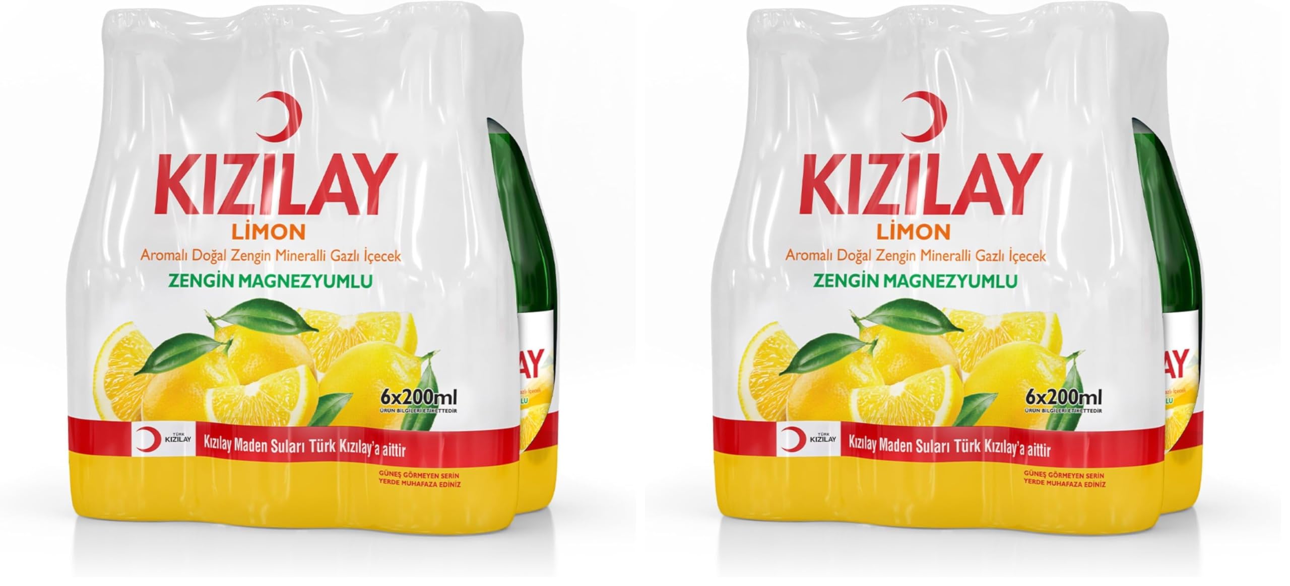 Kızılay Limon Aromalı Maden Suyu 6x200 ml (2 paketi)
