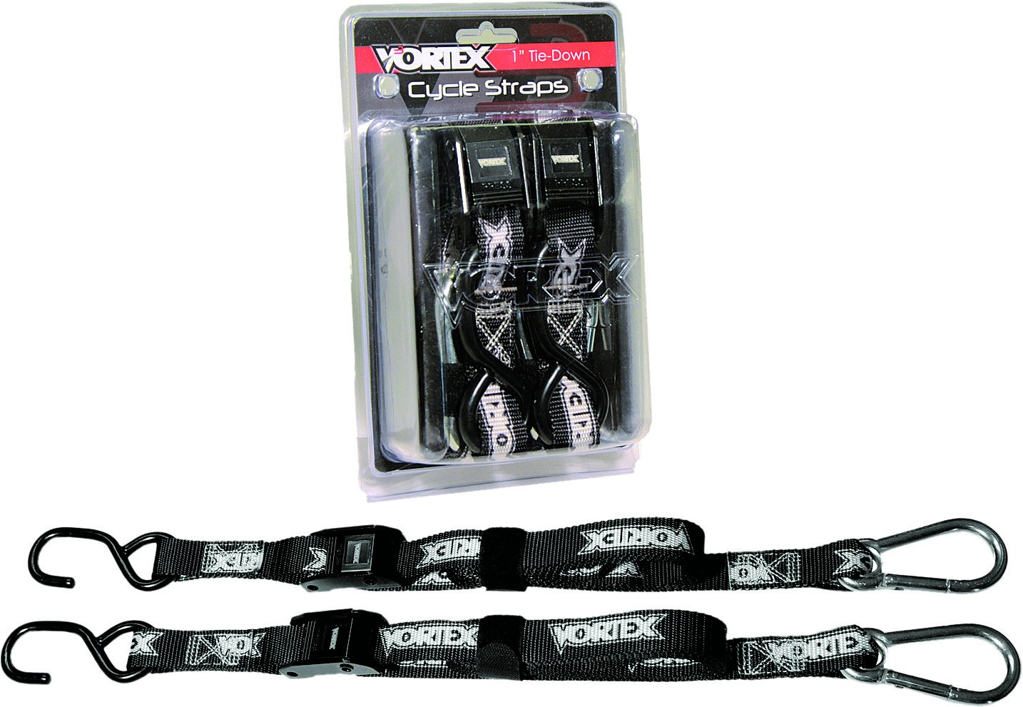 Vortex Tie Downs (1 Inch) (Black)