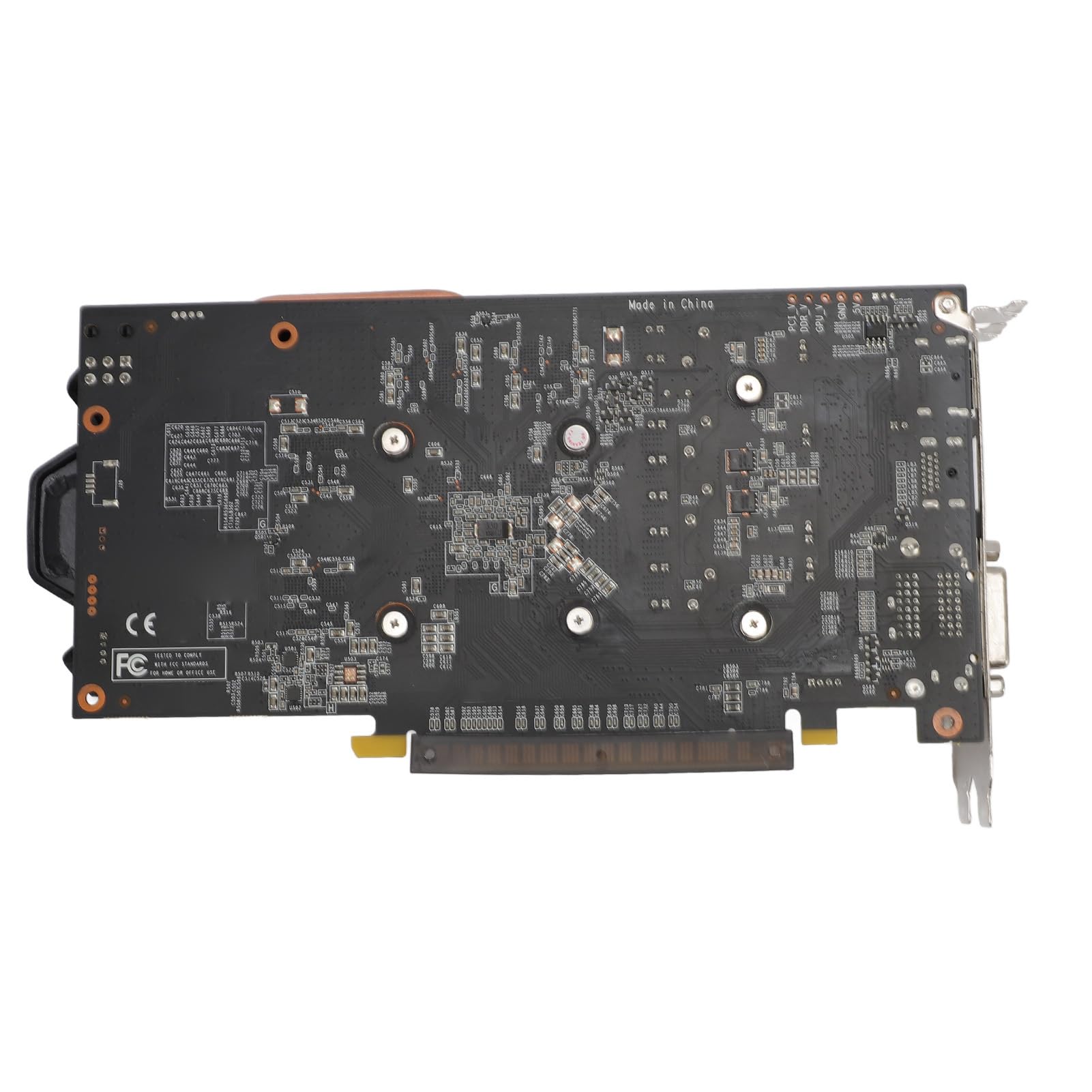 Karta Graficzna do Gier, Podwójny Wentylator Chłodzący, 4 GB 128-bitowa Karta GDDR5 dla 7 8 10 dla 1050Ti, Wzmocniony materiał PCB, częstotliwość Rdzenia 1392 MHz,