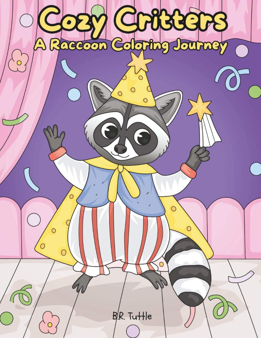 Cozy Critters: A Raccoon Coloring Journey