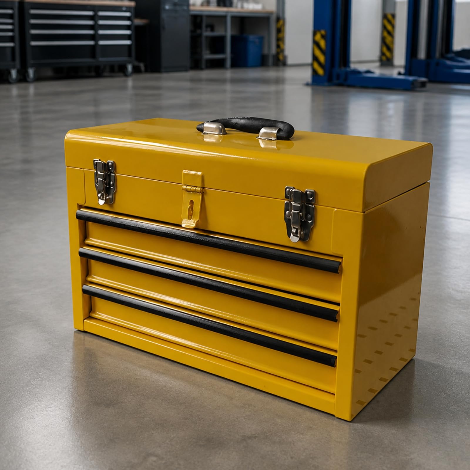 Mueble Cajonero con Cajones y Compartimento con Tapa para Almacenar con Cierre Seguro Acuado para y Áreas Trabajo
