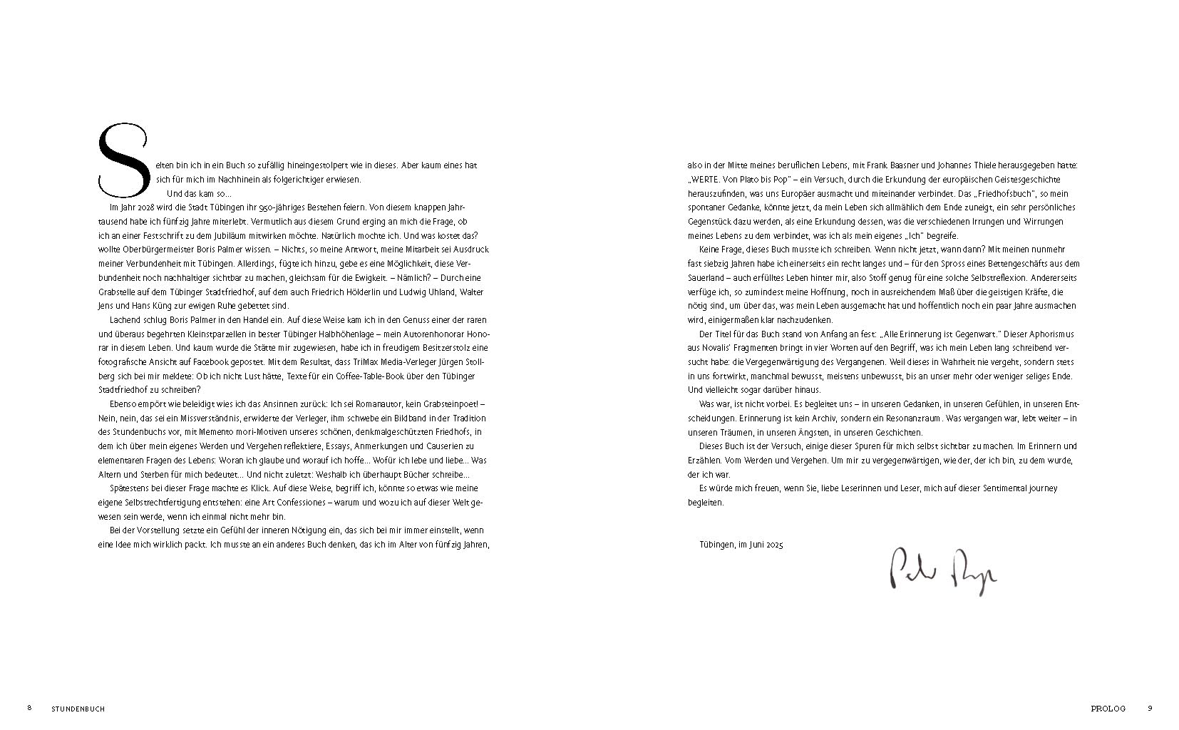Alle Erinnerung ist Gegenwart - Vom Werden und Vergehen: Ein autobiografisches Stundenbuch