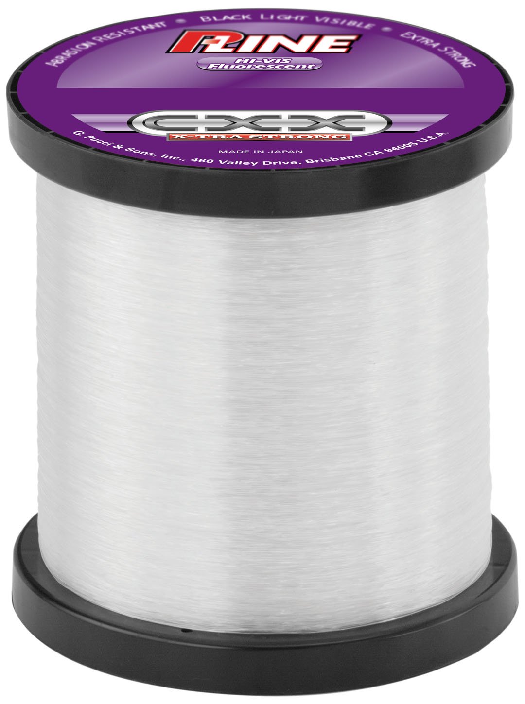 P-Line CXX-Xtra Strong High Visibility Bulk Fishing Spool (3000-Yard, 17-Pound, Clear Fluorescent)