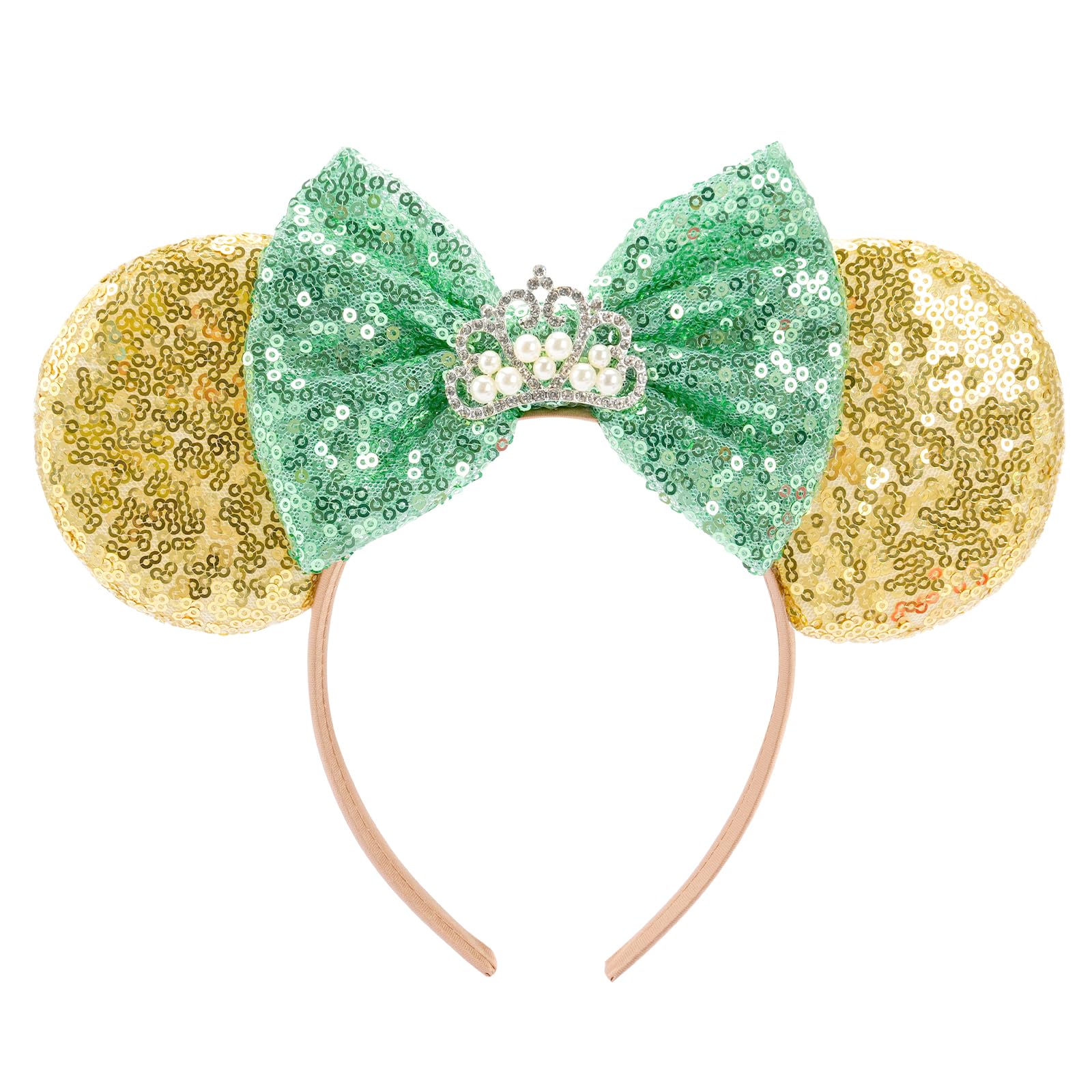 FANYITY Mouse Ears Headbands for Girls Women Boys Party, 2 Pieces