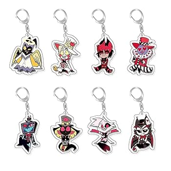 Amazon.co.jp: Hazbin Hotel アクリルキーホルダー 8個セット