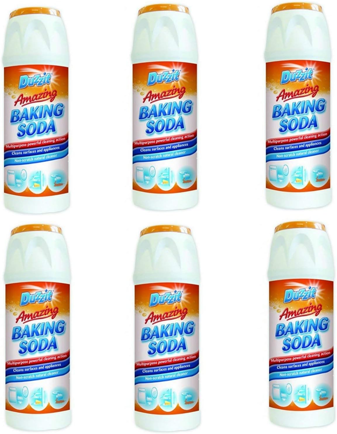 Duzzit - Amazing Baking Soda Multi Purpose Household Cleaner - 500g (6 Pack)