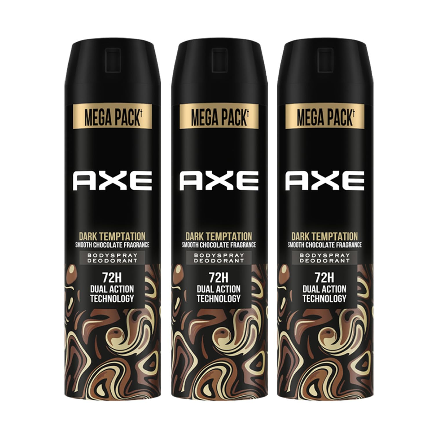 Axe Dark Temptation Long Lasting Deodorant Bodyspray For Men, 215ml (Pack of 3)-image-11