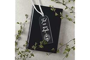 UNIQOOO Clear Acrylic Bookmark: Customize Your Reading Journey