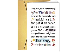 Supoeguk Lovely Thank You Card