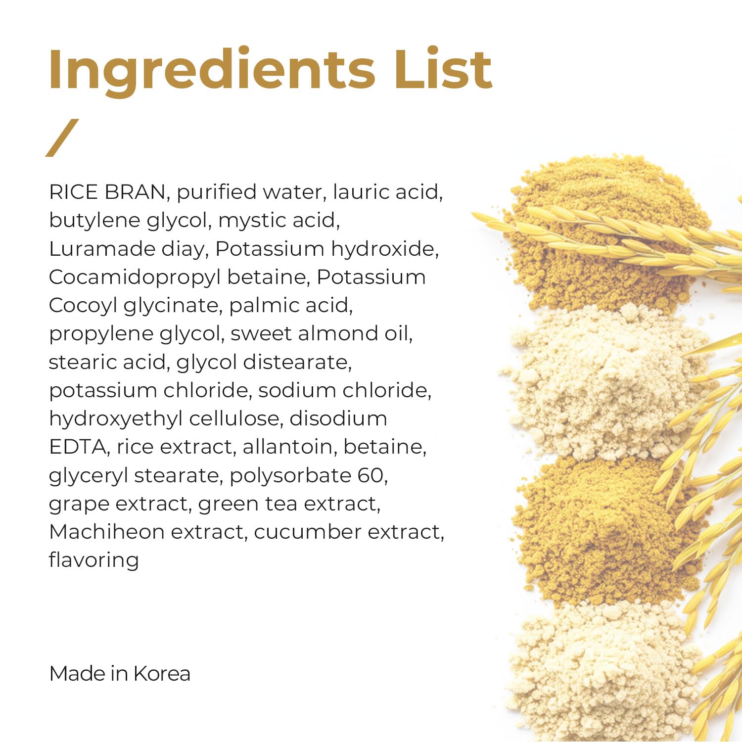 Pioom Rice Bran Cleansing Foam | Hydrating Face Wash for Sensitive Skin | Gentle K-Beauty Cleanser with Soft Creamy Texture & Lovely Scent | Family Size 16.9 fl oz - Image 8