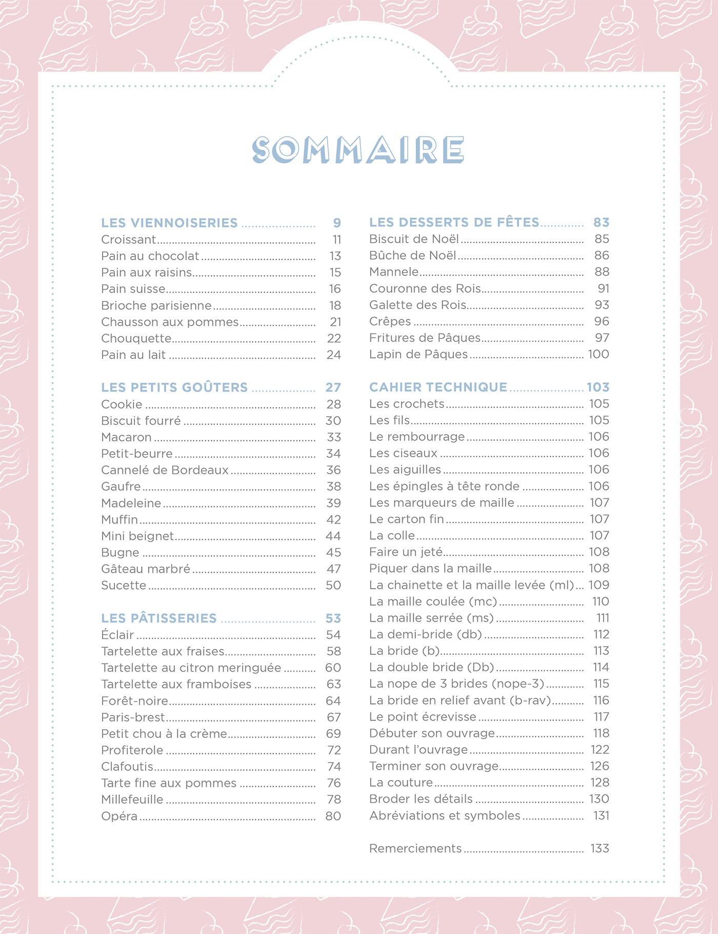 Délices sucrés au crochet - 40 pâtisseries et viennoiseries pour petits gourmands