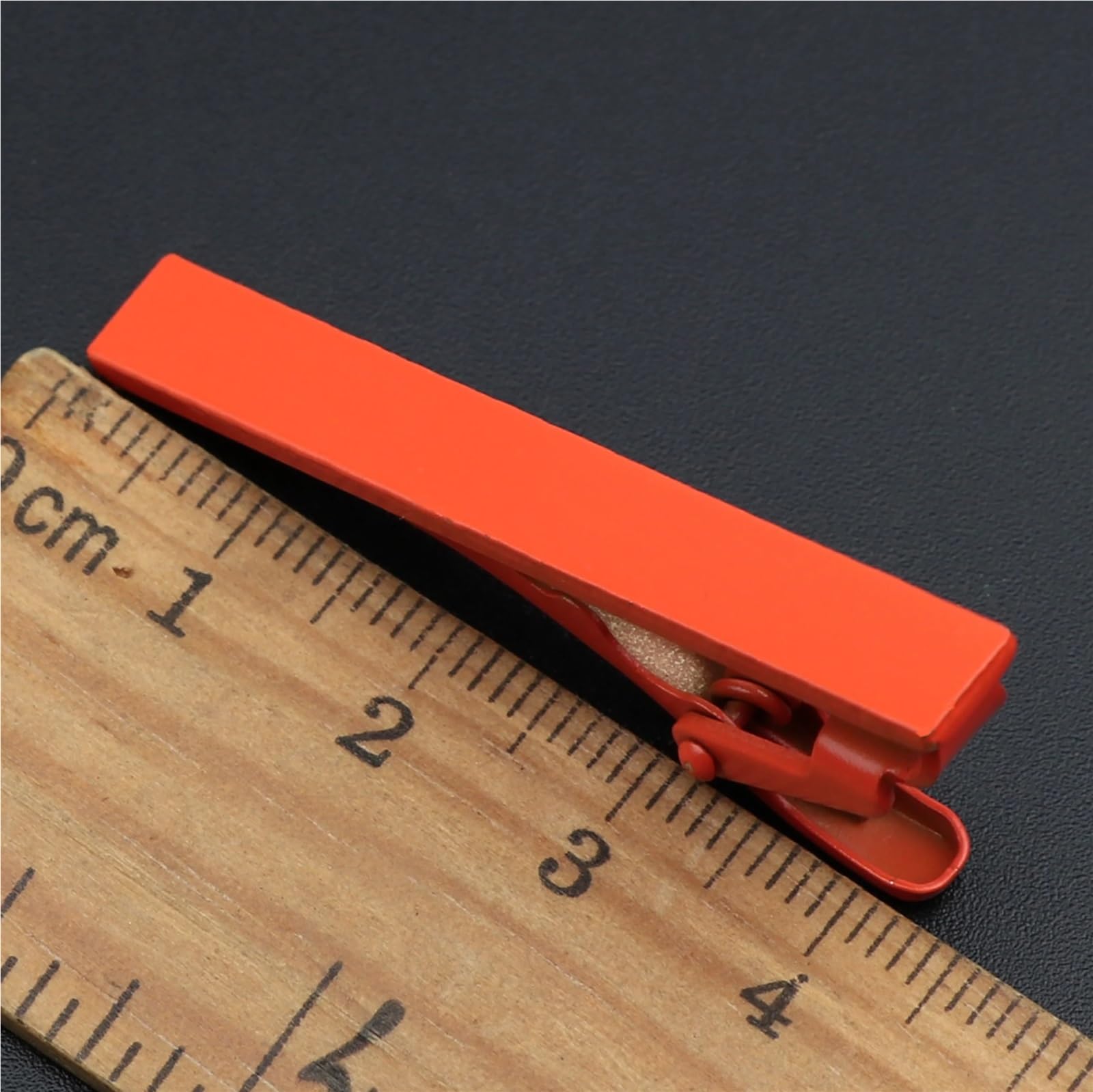Krawattennadeln für Herren Krawattenklammer for Herren, schlicht, modisch, Metall, Süßigkeiten, bunt, praktisch, Krawattenverschluss, Anstecknadel, Anzugzubehör, 4 cm