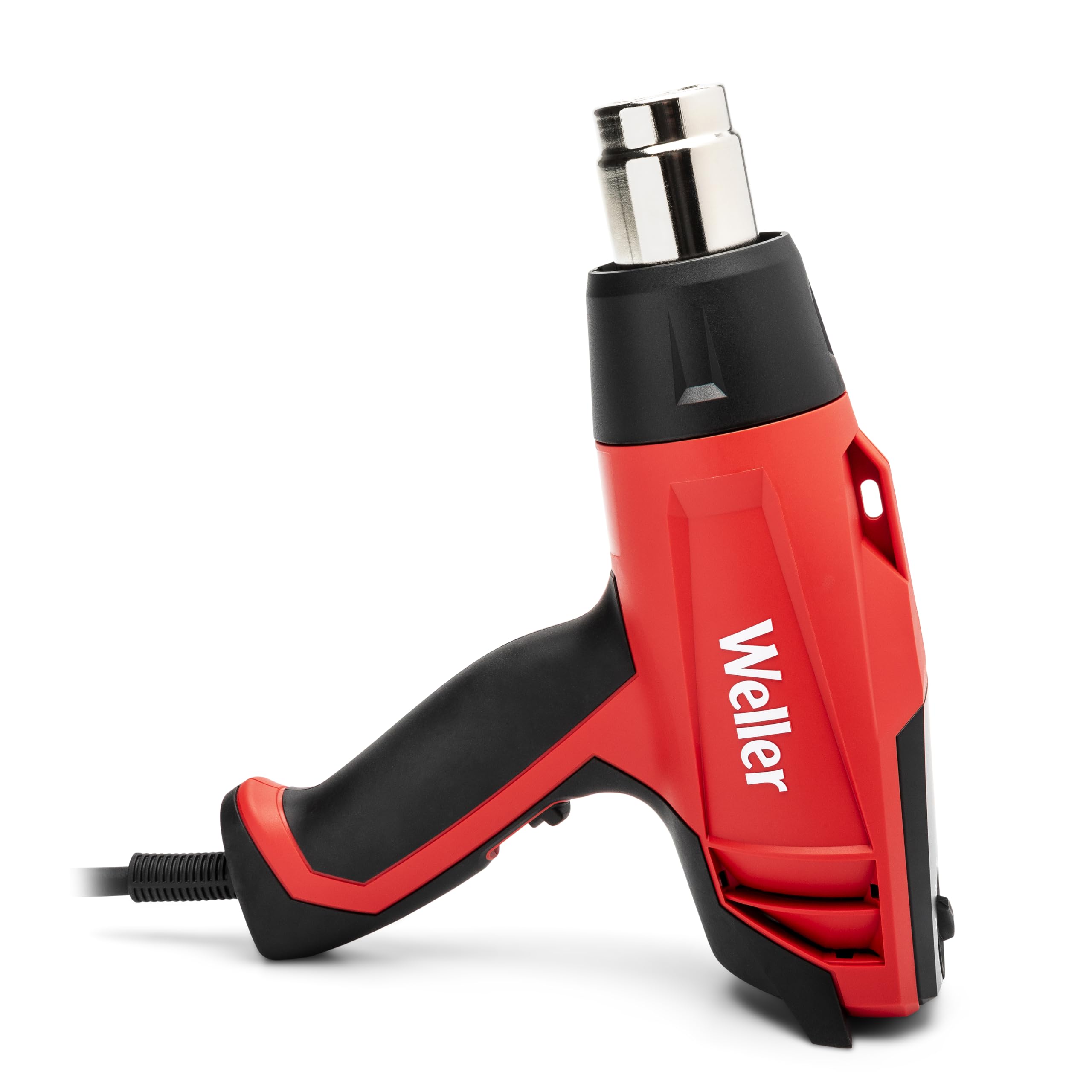 Weller WLHG2023C Heißluftpistole 2000 W / 230 V – Heißluftgebläse mit stufenloser Temperaturregelung, schnellem Aufheizen, Überhitzungsschutz und Standfuß für freihändiges Arbeiten