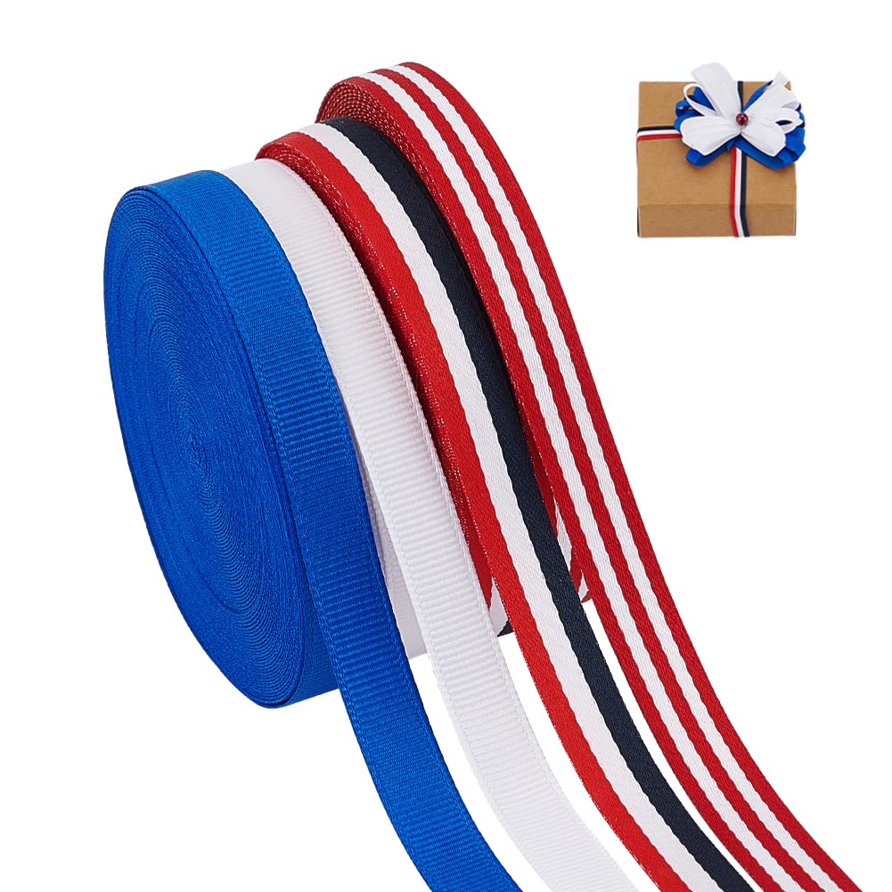 Nastro Gros-grain A Righe Rosse E Bianche PH PandaHall – 45,7 Metri, Larghezza 1 Cm, In Poliestere, Per Confezioni Regalo, Natale, Pasqua E Decorazioni Fai Da Te - 4
