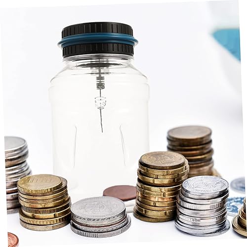 Miniatura 6 de Hucha con cerradura de conteo de pantalla digital irrompible para adultos, caja de banco segura de cumpleaños creativa para ahorrar