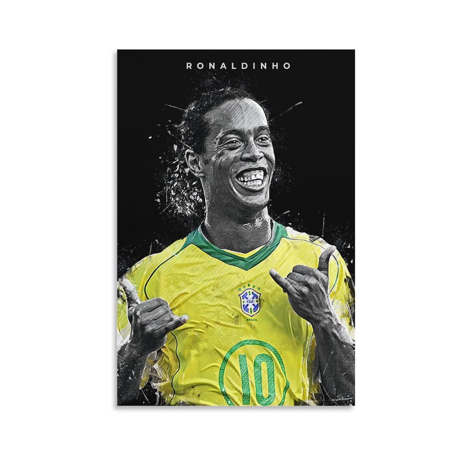 Amazon.co.jp: MPOWRX Ronaldinho ポスター 1 ウォールアート スポーツ