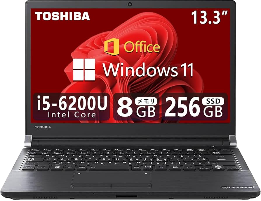 TOSHIBA ノートパソコン i5第6世代 128GB Win11Pro ノートパソコン Windows11 Microsoft Office付 SSD 128GB メモリ