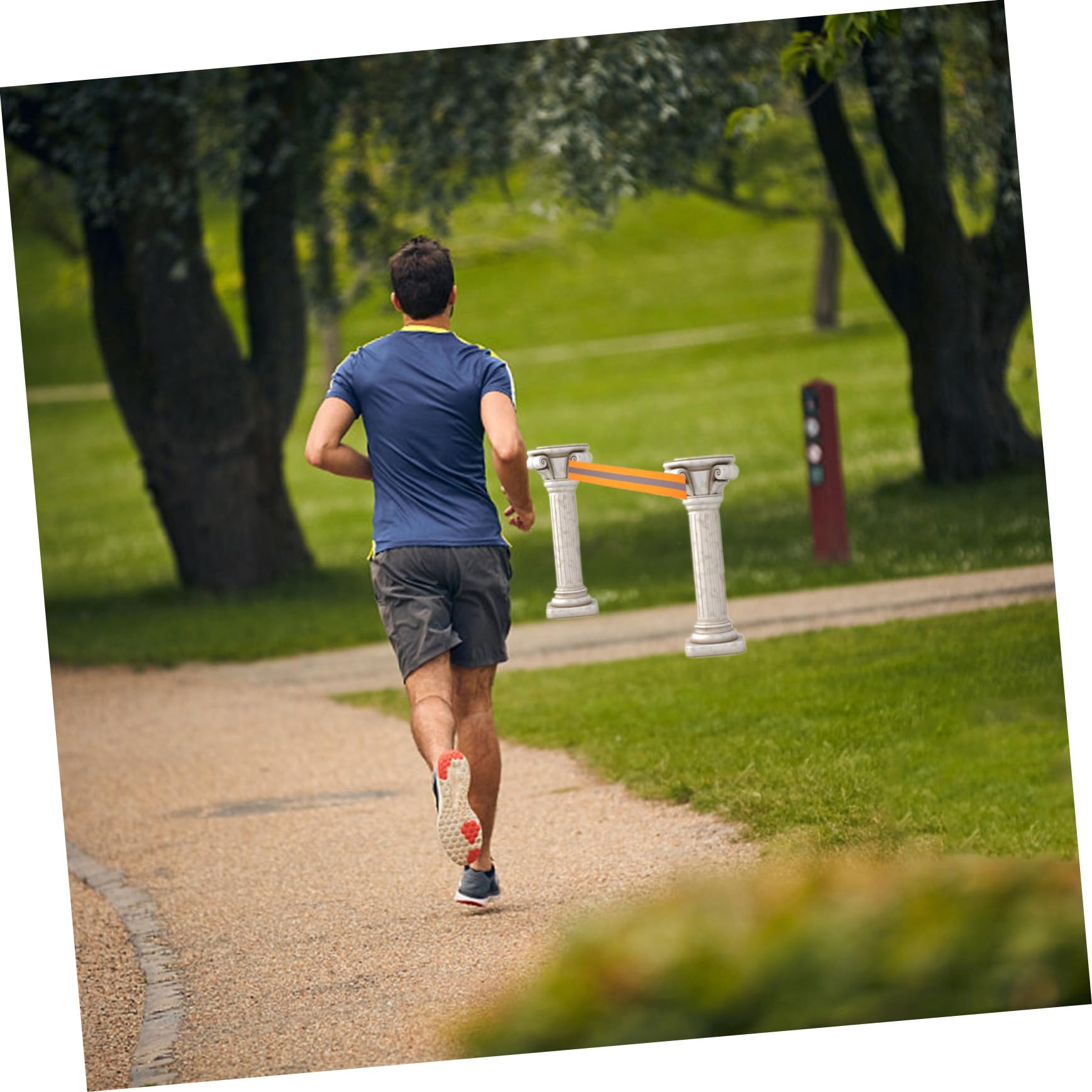 NAMOARLY Running Track Finish Rope Warning Strap for Race Events Strong and Marking for Athletics Competitions and Training