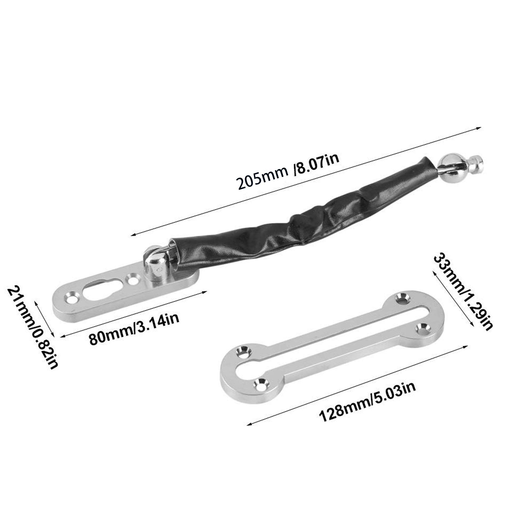 2 Serrature A Catena Per Porte In Acciaio Inossidabile - Sicurezza Antifurto