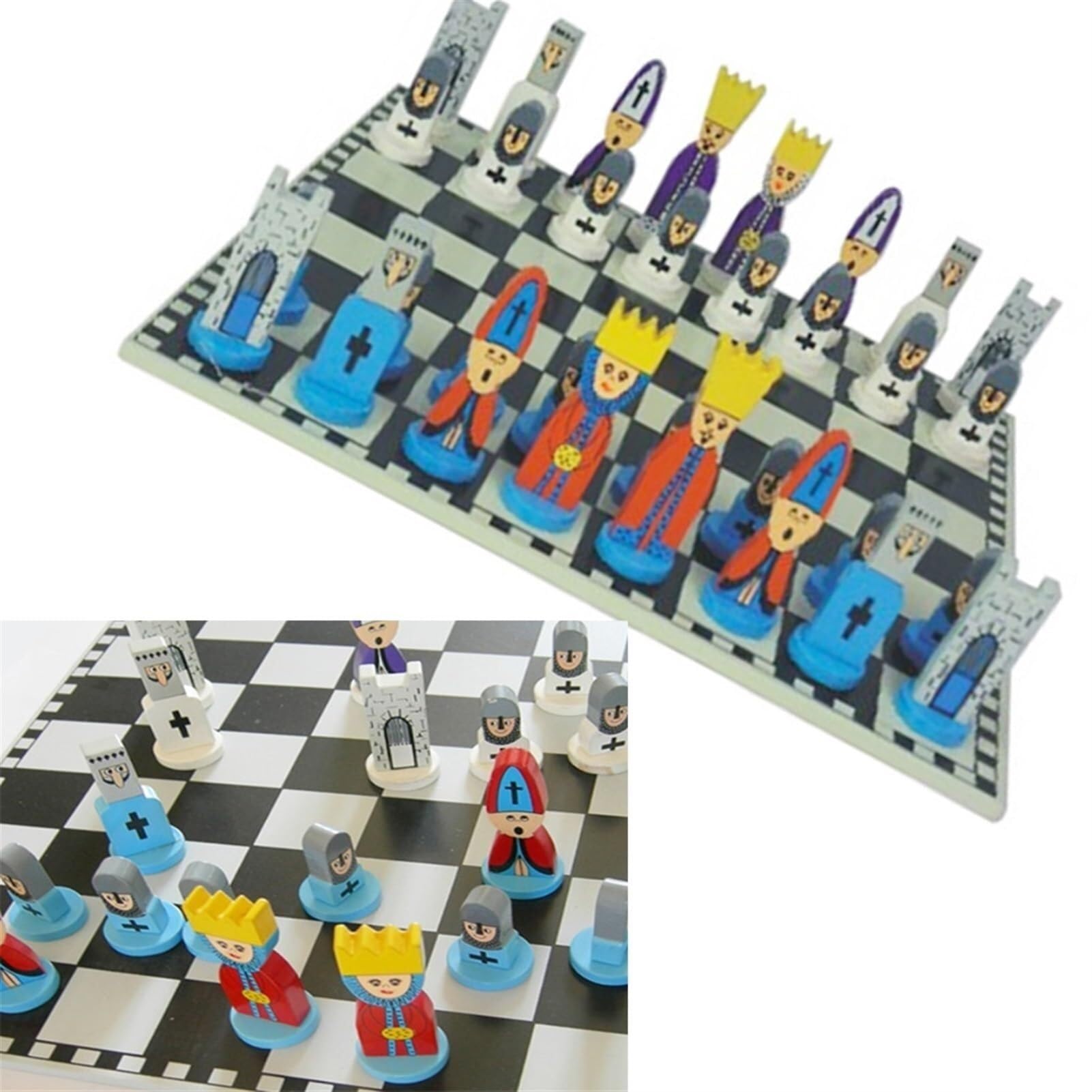 Jeu d'échecs en Bois avec Planche éducative for Adultes échecs