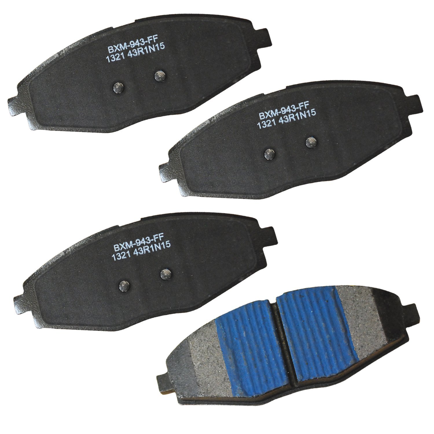 Bendix Premium SBM1321 Semi-Metallic Front Brake Pads for Chevrolet Matiz 2014-2011, Daewoo Lanos 2002-1999, Pontiac Matiz 2010-2004