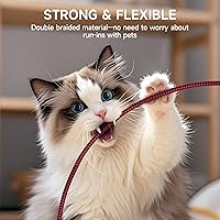 Vista 6 de Printer Cable 20 FT, USB A to B 2.0 Printer Cable High-Speed Nylon Braided USB MIDI Cord Compatible with Hp,Epson,Brother,Dell,Lexmark,ect