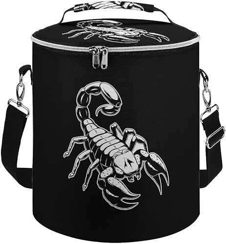 Poison Scorpion - Bolsa de almuerzo aislada reutilizable para acampar picnic