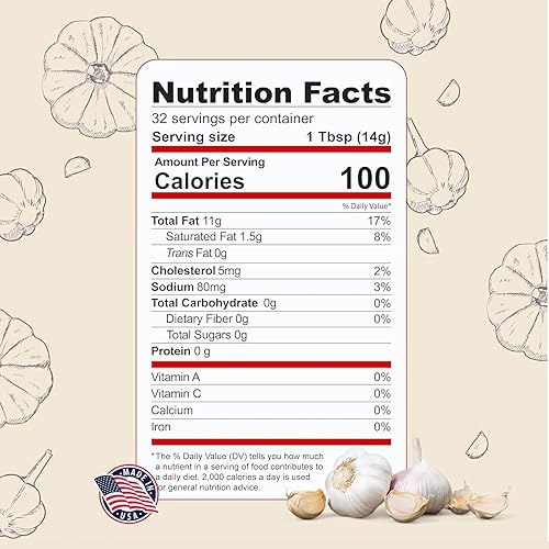 Miniatura 6 de Pinton 's - Mayonesa de ajo, ajo fresco y clara de huevo, ideal para ensaladas, sándwiches y subs, aderezo Ajonesa, 14 onzas, paquete de 2