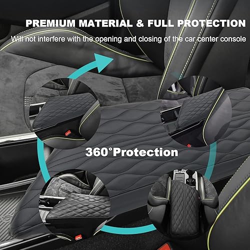 Vista 161 de YEE PIN Civic - Funda para reposabrazos Civic de 10ª generación, tapas para reposabrazos Civic Thenice para 10ª generación Civic 2018-2021, cubierta