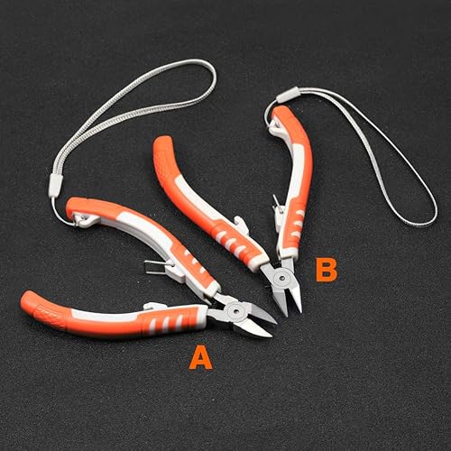 Miniatura 7 de SPEEDWOX Alicates de corte diagonal de precisión de 5 pulgadas, cortadores de alambre ultra afilados, alicates electrónicos ultra afilados,