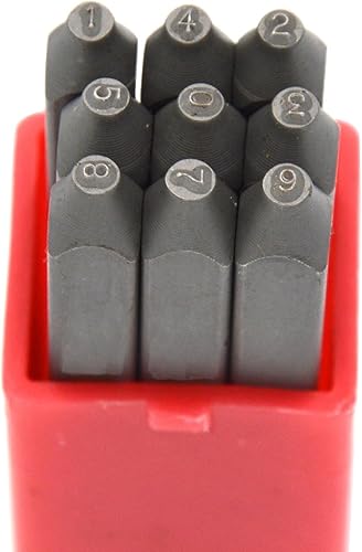 Miniatura 5 de Wokesi Kit de alfabeto de letras mayúsculas de 18" (3mm) de altura, de acero, para timbre a mano, presión, para molde, código, etiqueta, fabricación