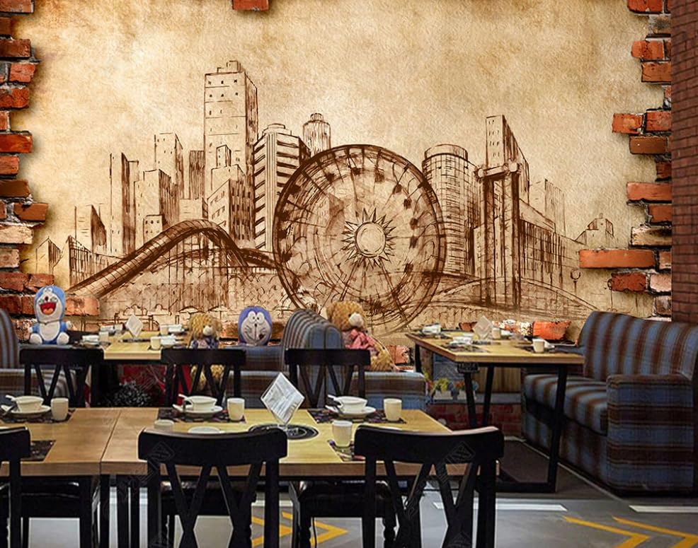 Papier peint intissé café pour créer une ambiance chaleureuse de restaurant chez soi