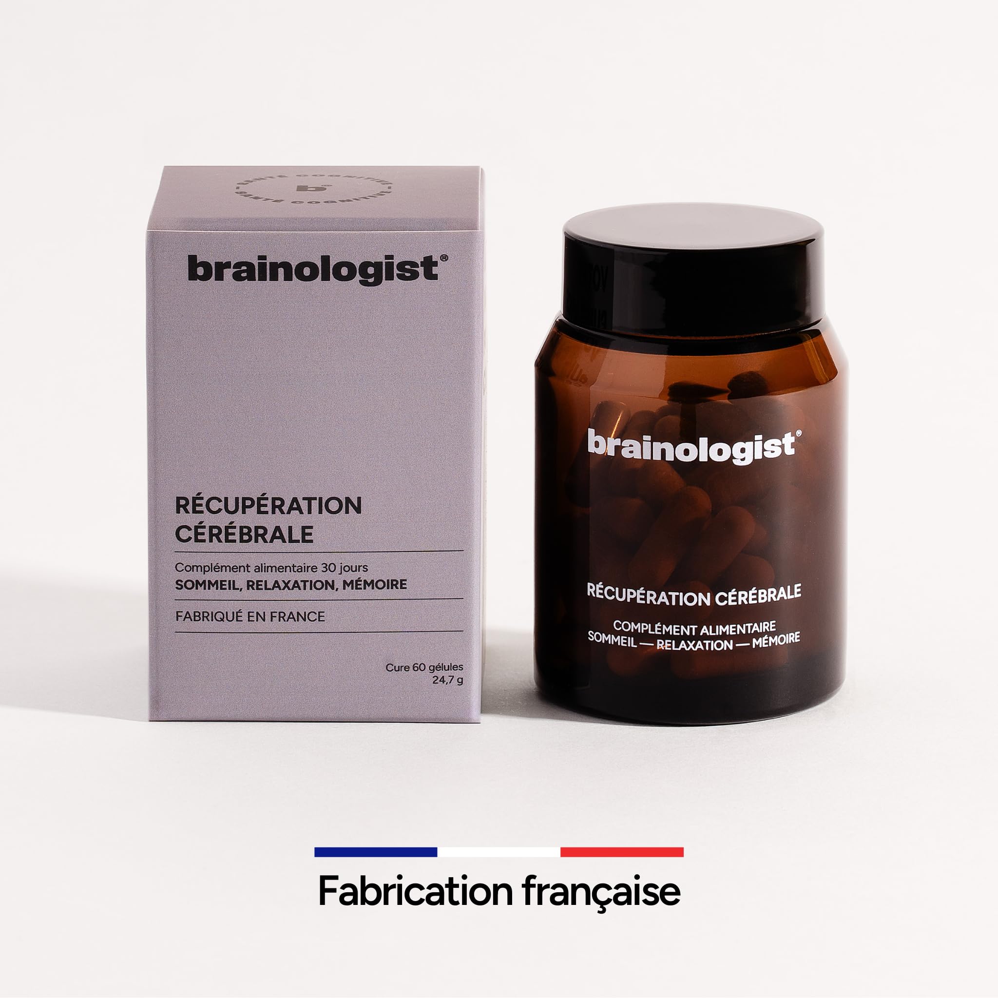 Récupération Cérébrale 30J – Sommeil Réparateur & Relaxation – Gotu Kola Ashwagandha Safran Valériane – Qualité du Sommeil, Stress & Mémoire – Formule Neurosciences – Fabriqué en France