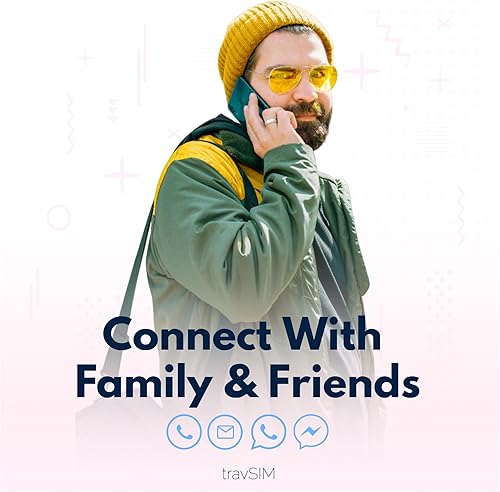 Miniatura 2 de travSIM Tarjeta SIM prepagada de EE. UU.  Utiliza la red AT&T  Datos móviles de 50 GB a velocidades 4G5G  La tarjeta SIM de EE. UU. tiene llamadas