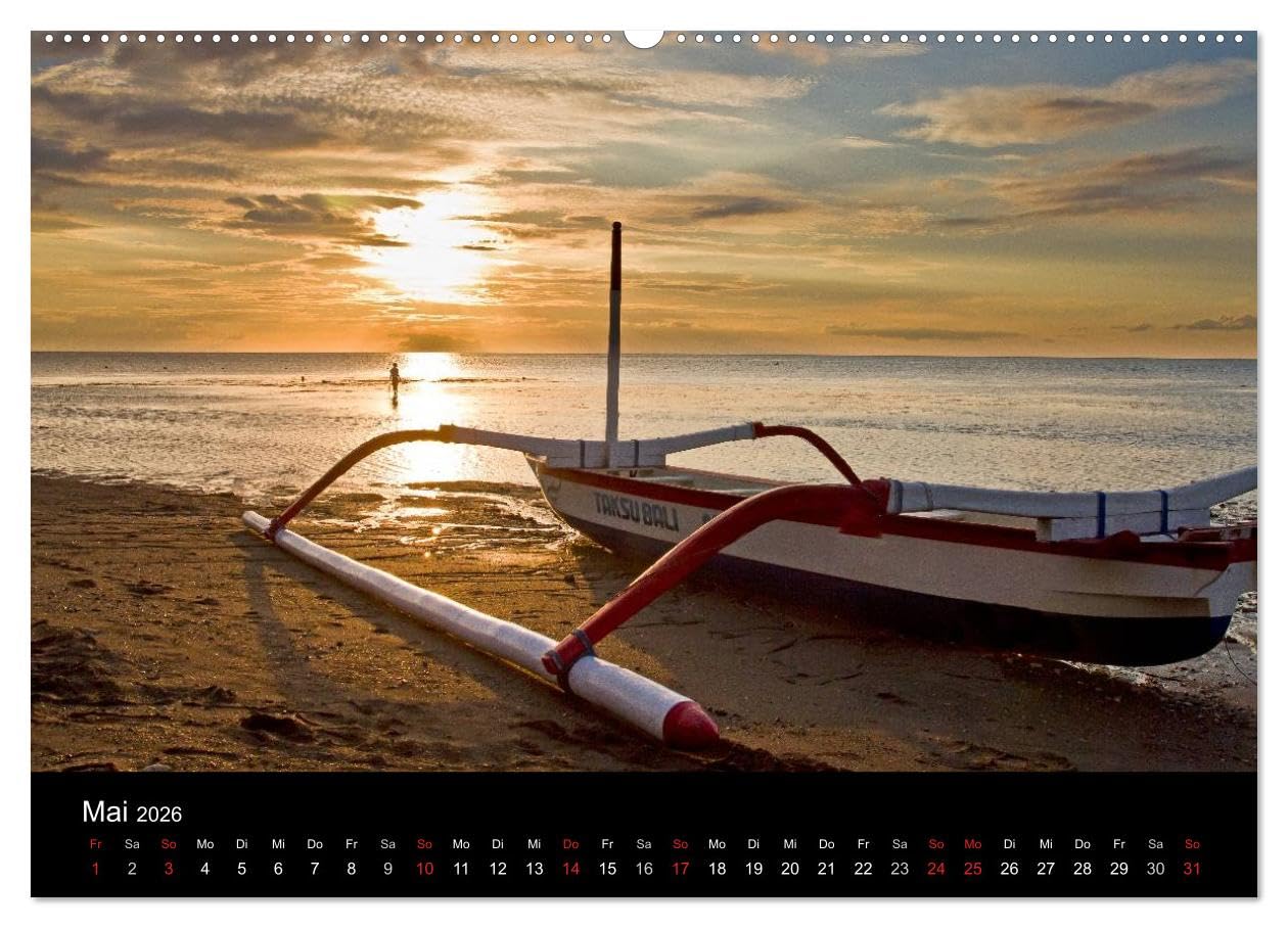 Indonesien (hochwertiger Premium Wandkalender 2026 DIN A2 quer), Kunstdruck in Hochglanz: 12 Fotos aus einem Land mit tausenden Gesichtern. (CALVENDO Orte)
