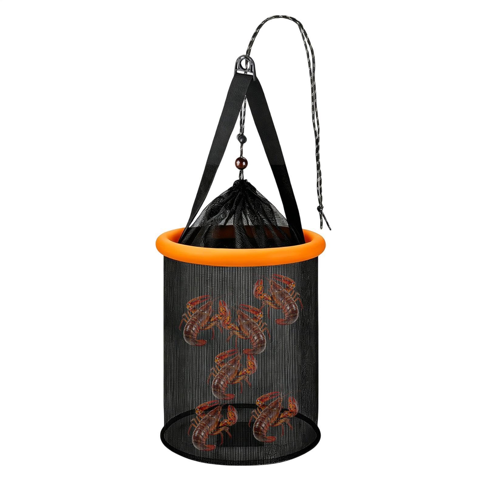 Floating Fishing Basket Foldable Heavy Duty Bait Pen Net
