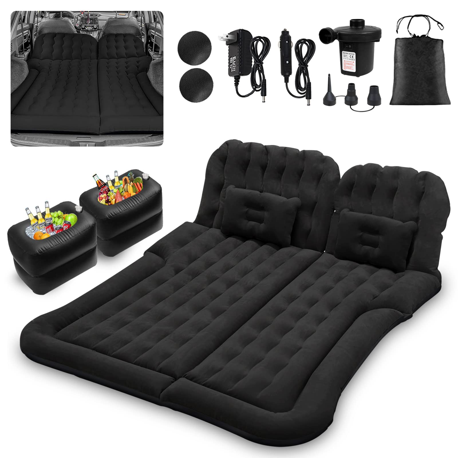 Photo 1 of  Car Air Mattress,Car Bed,SUV Air Mattress Car Camping with Electric Pump and 2 Pillows
