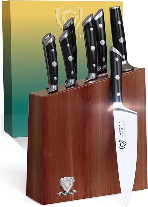 DALSTRONG Knife Set Block 8 Piece Gladiator Series