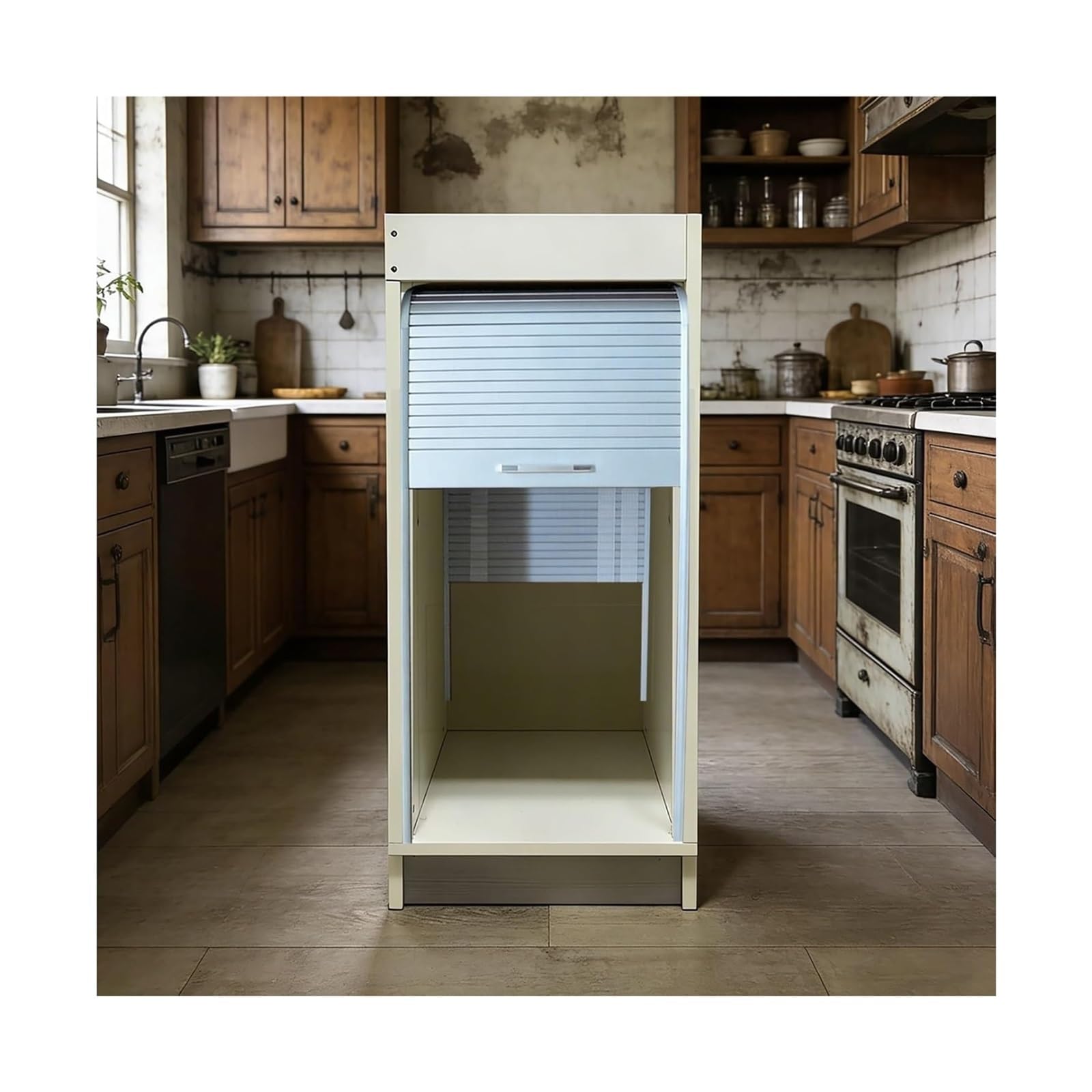 Foelanne Wxh Accordion Folding Door Kit, Accordion Folding Tambour Door Kit 60X(50-120) Cm Multicolor(60X90cm)