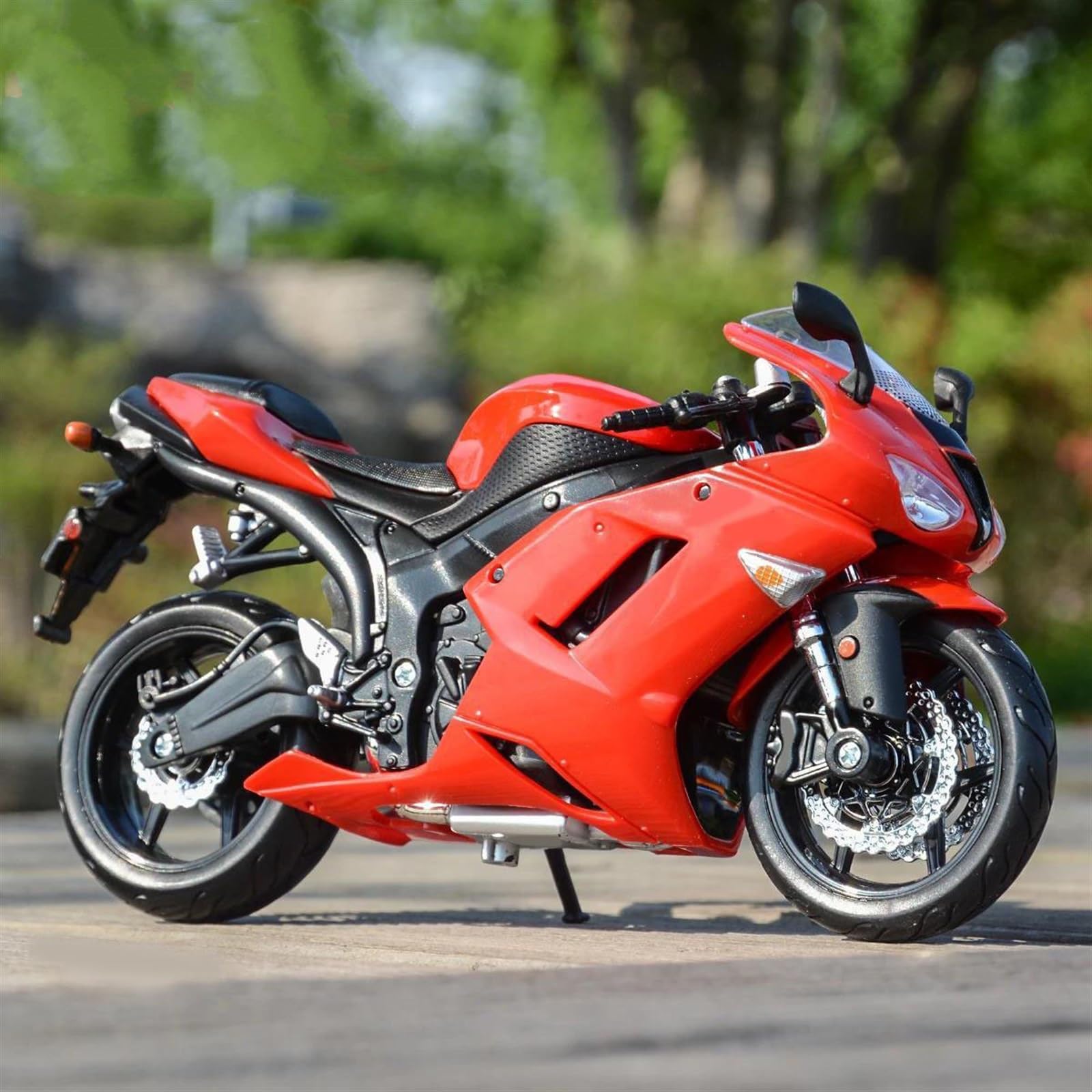 MAKUTU Modello di Moto in Scala 1:12 per Kawasaki Ninja ZX6R Moto Die Cast Model Veicoli da Collezione Hobby Regalo di Compleanno